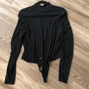 ASOS Black Turtleneck Body Suit